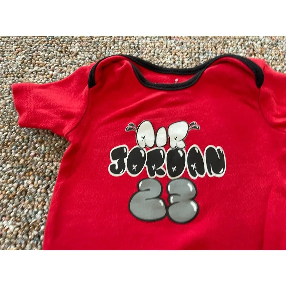 Nike Air Jordan Boys‎ Air Jordan 23 Red Bodysuit 9-12M